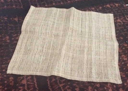 Hand woven Hemp cloth 31 x 31 cm