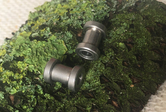 Tunnel Earrings - EcoSteel 5mm