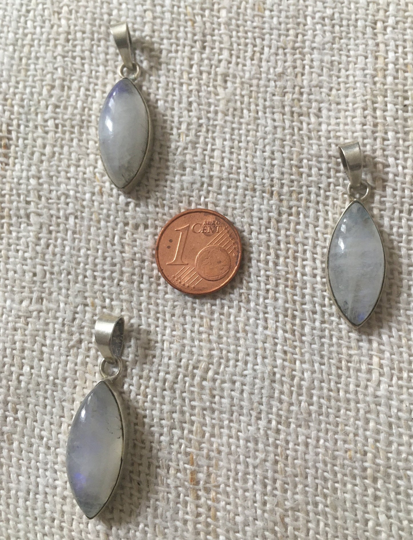 Moonstone Encased in EcoSilver