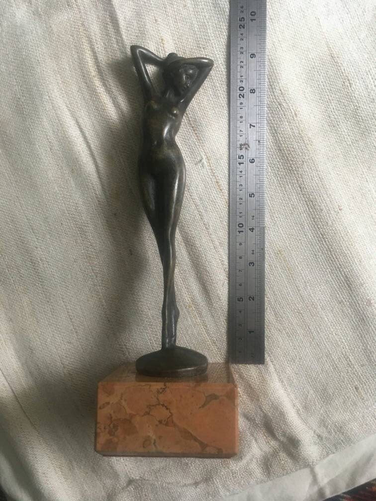 Bronze figurine - “Dancing Lady” Art Deco