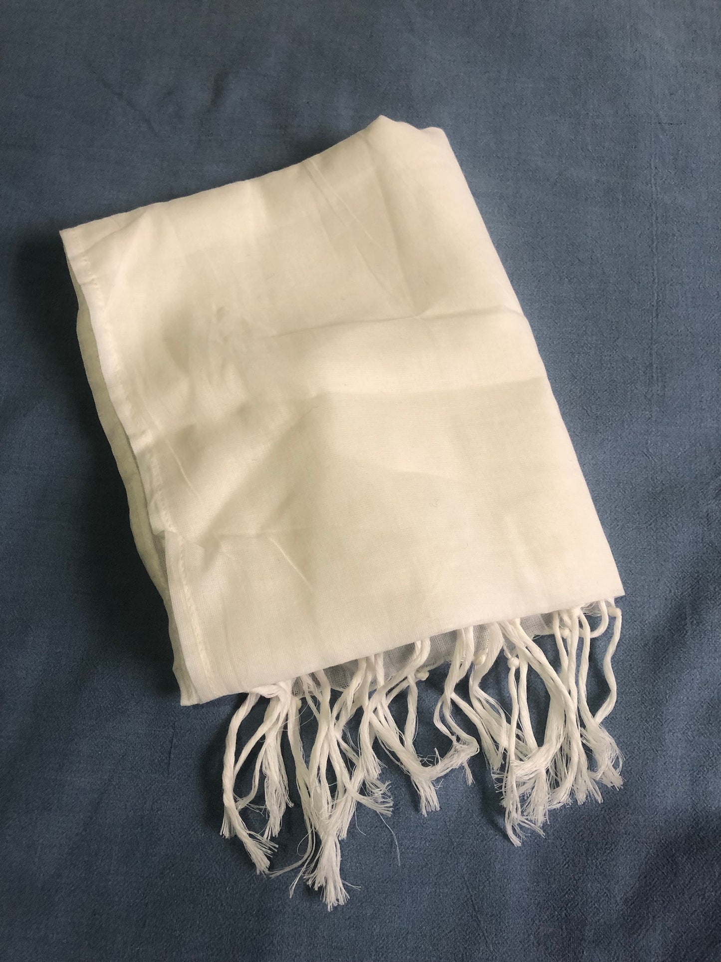 Indigo 100% Organic Cotton Scarf
