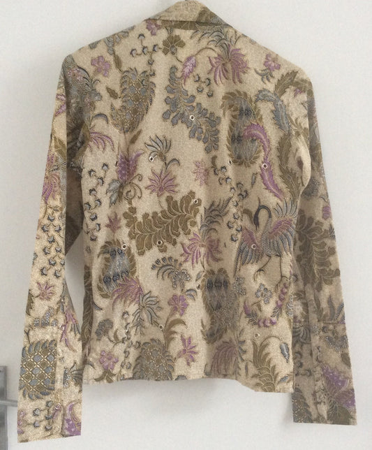 Balinese Batik Shirts ( 3/4 Snap Button)