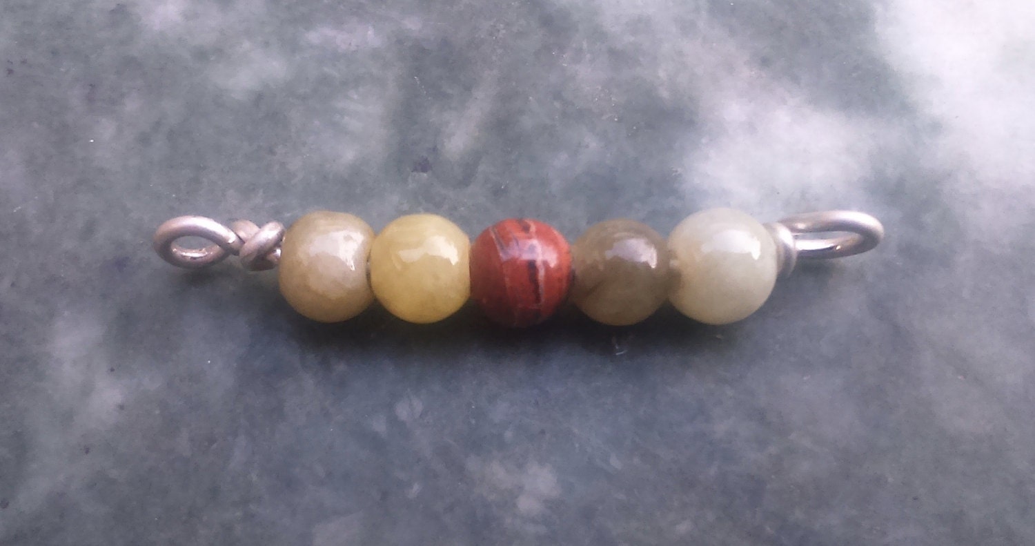Pendant - Agate Beads on EcoSilver Wire