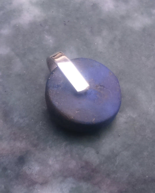 Lapis Lazuli Wheel Pendant