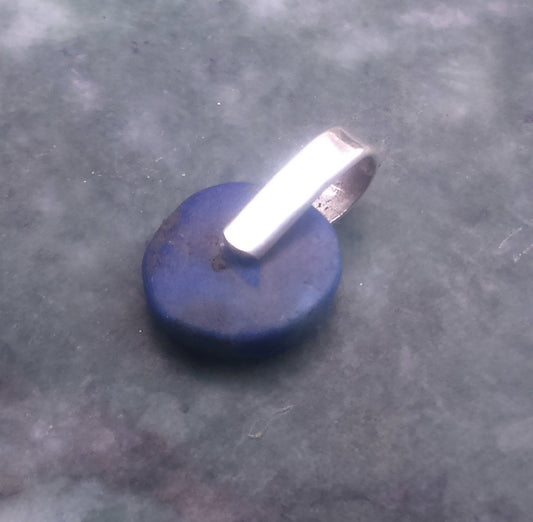 Lapis Lazuli Wheel Pendant