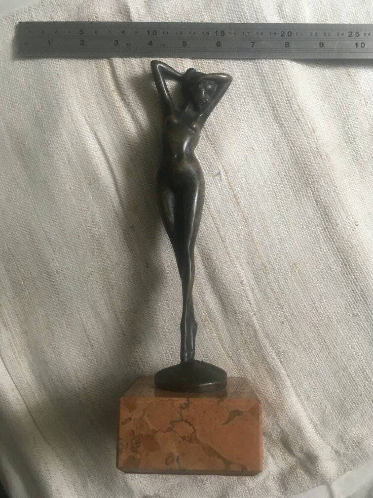 Bronze figurine - “Dancing Lady” Art Deco